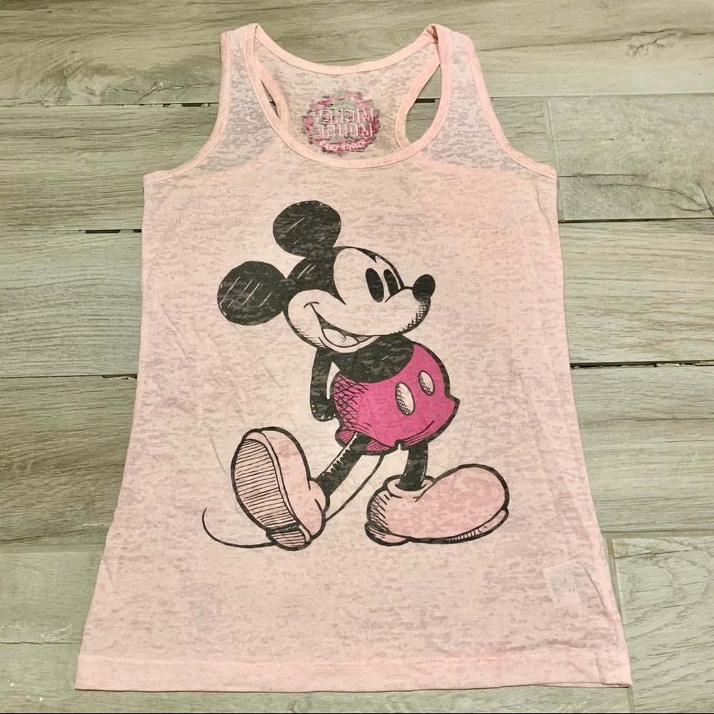 Authentic Disney Pink Mickey Mouse RacerBack Tank